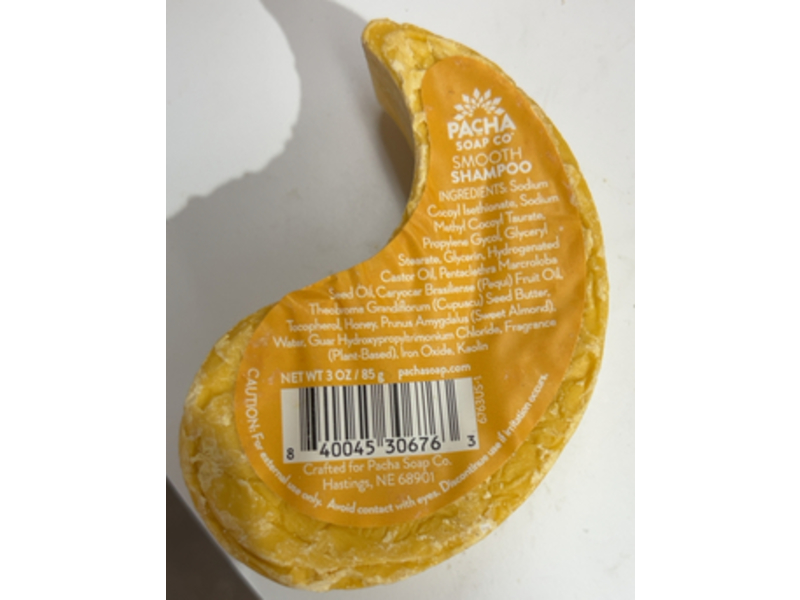 Pacha Soap Co Smooth Shampoo, 3 oz/85 g