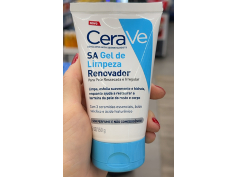 Cerave Sa Renewing Cleansing Gel, 5 oz/150 g