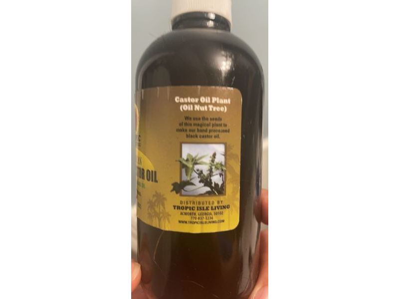 Tropic Isle Living Jamaican Black Castor Oil, 8 oz/236 mL