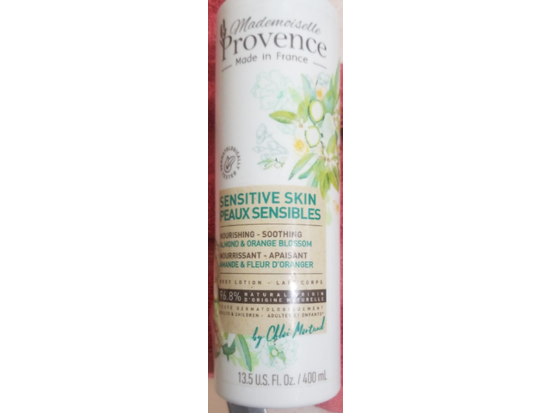 Mademoiselle Provence Sensitive Skin Body Lotion, 13.5 fl oz/400 mL
