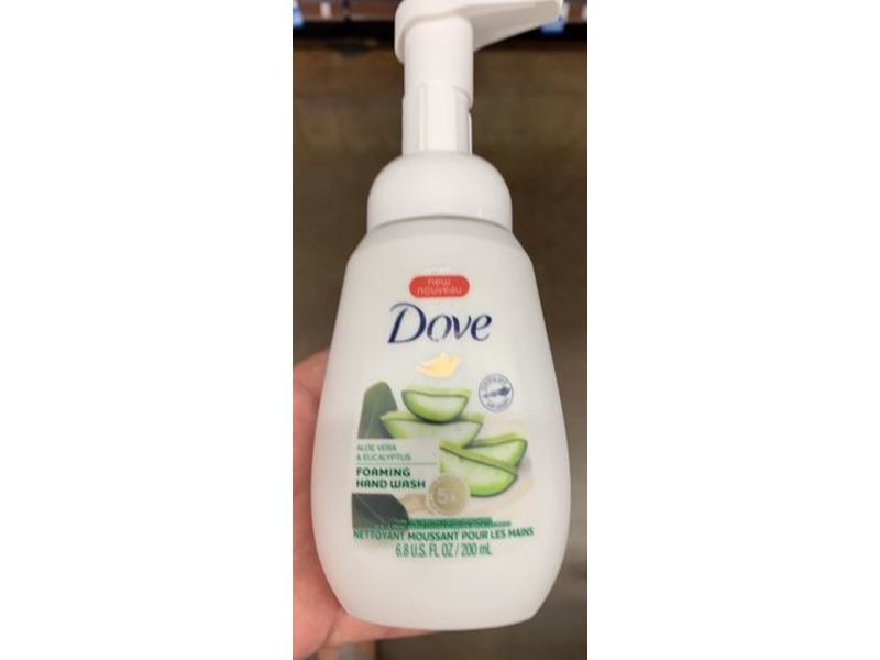 Dove Foaming Hand Wash, Aloe Vera & Eucalyptus, 6.8 fl oz/200 mL