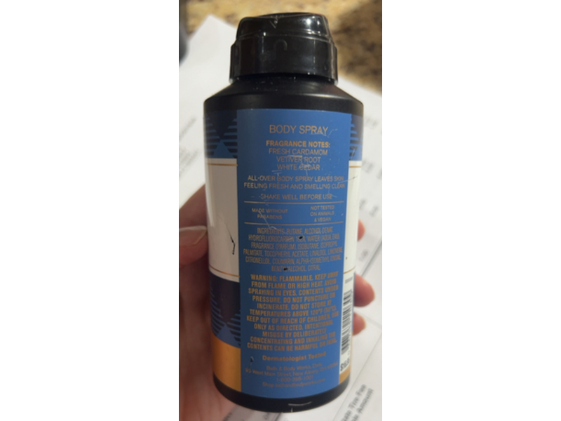 Bath & Body Works Body Spray, Gingham Hero, 3.7 oz/104 g