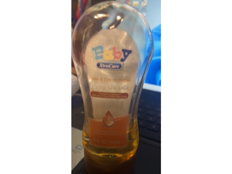 Xtracare Baby Oil & Gel, Shea & Cocoa Butter, 5 fl oz/147 mL