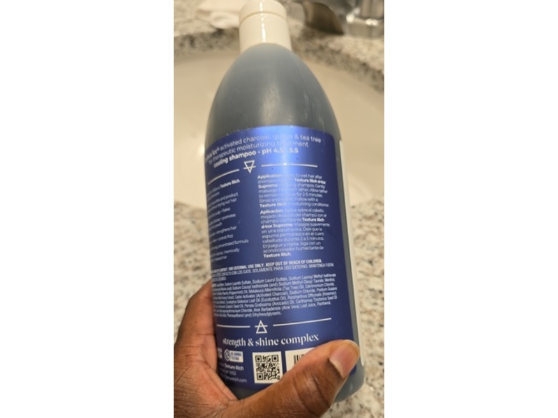 Texture Rich Carbon Ice Cooling Shampoo, 28.5 fl oz/843 mL