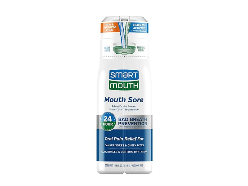 Smartmouth Sore Oral Pain Relief, 16 fl oz/473 mL, Pack Of 3