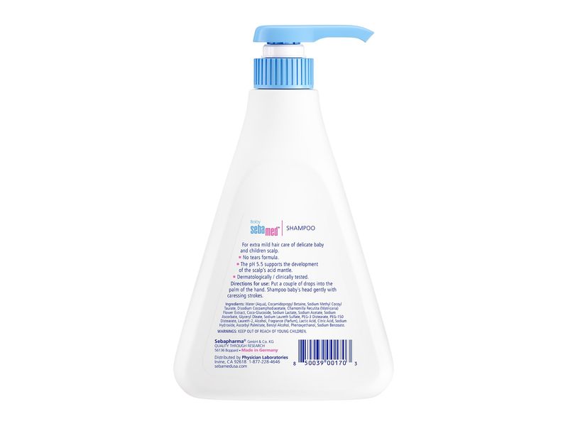 SebaMed Baby Shampoo, Chamomile, 16.9 fl oz/500 mL