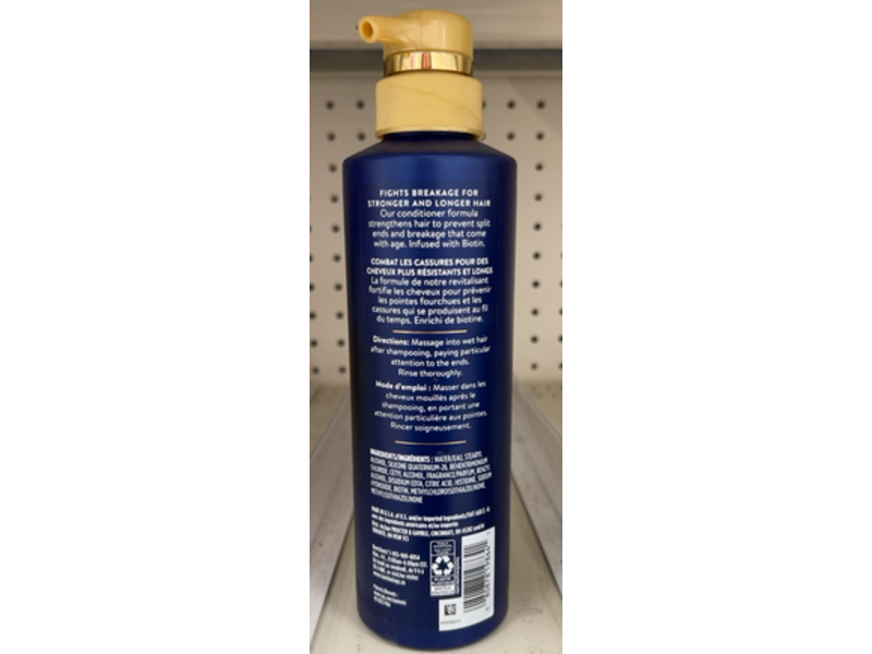 Hair Biology Strengthening Conditioner, Long & Revitalizing, 12.8 fl oz/380 mL