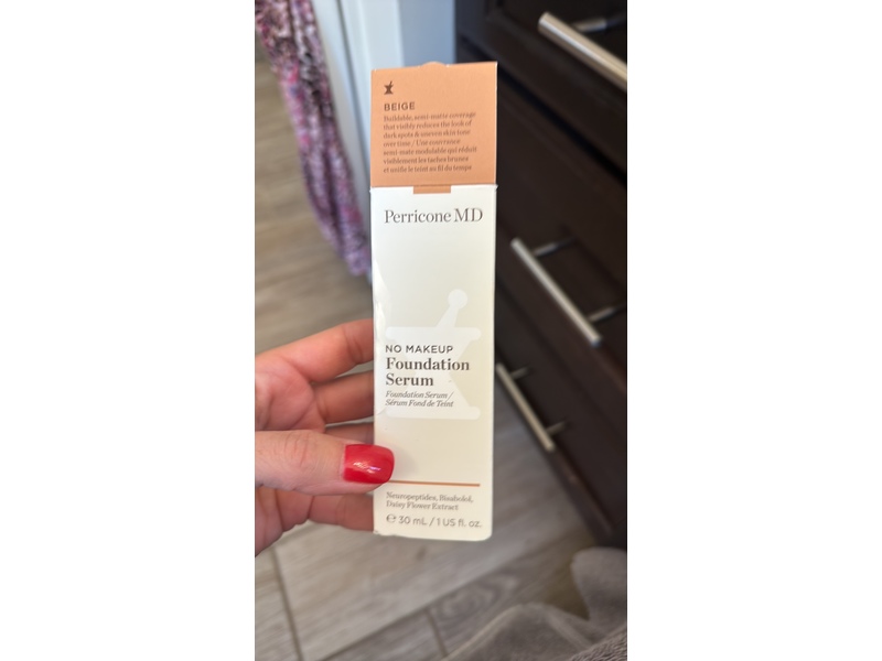 Perricone MD No Makeup Foundation Serum, SPF 20, Beig, 1 fl oz/30 mL