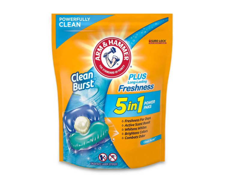 Arm & Hammer 5 In 1 Power Paks, Clean Burst, 42 Count