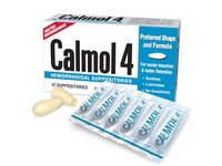 Calmol 4 Hemorrhoidal Suppositories, 12 Count - thumbnail 1
