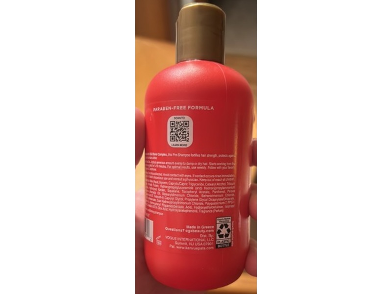 OGX Bond Protein Repair Pre-Shampoo, 8.4 fl oz/250 mL