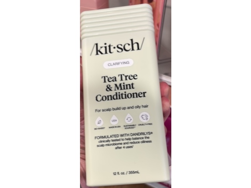 Kitsch Clarifying Conditioner, Tea Tree & Mint, 12 fl oz/355 mL