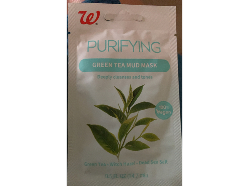 Walgreens Purifying Green Tea Mud Mask, 0.5 fl oz/14.7 mL