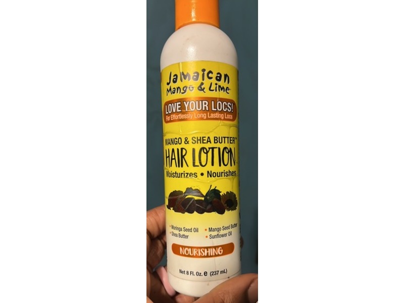 Jamaican Mango & Lime Hair Lotion, Mango & Shea Butter, 8 fl oz/237 mL