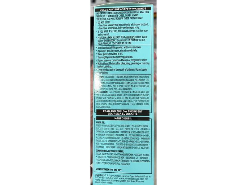 L'Oreal Paris Magic Root Rescue 10 Minute Root Coloring Kit, Permanent, 6G Light Golden Brown, 1 Application, Pack Of 2