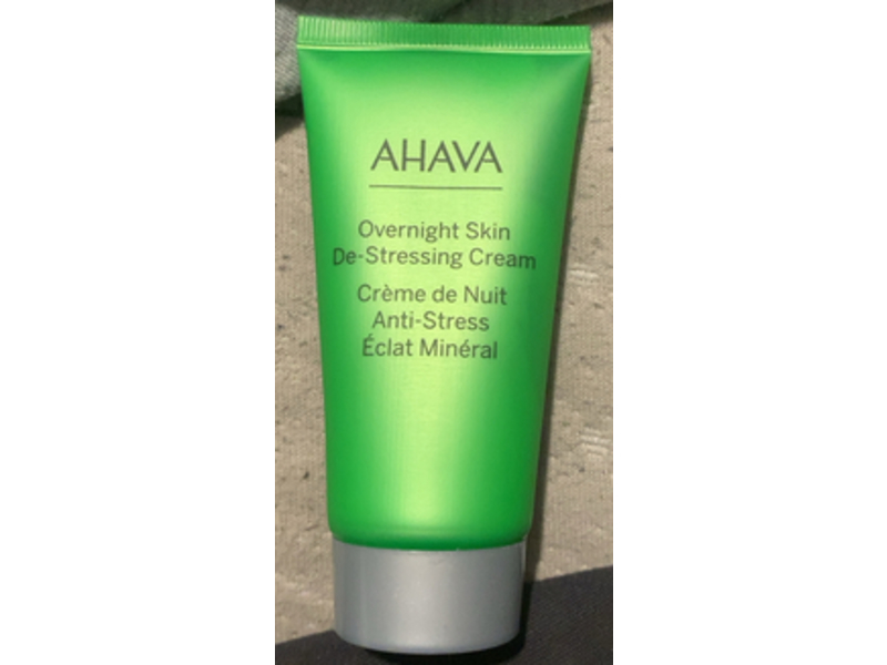 Ahava Mineral Radiance Overnight Skin De - Stressing Cream, 1.7 fl oz/50 mL