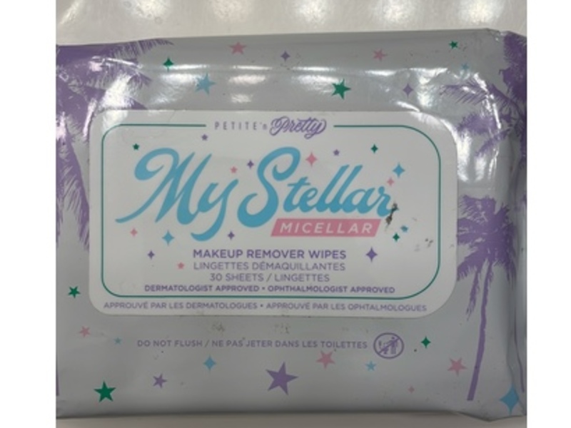 Petite'n Pretty My Stellar Micellar Makeup Remover Wipes, 30 Count
