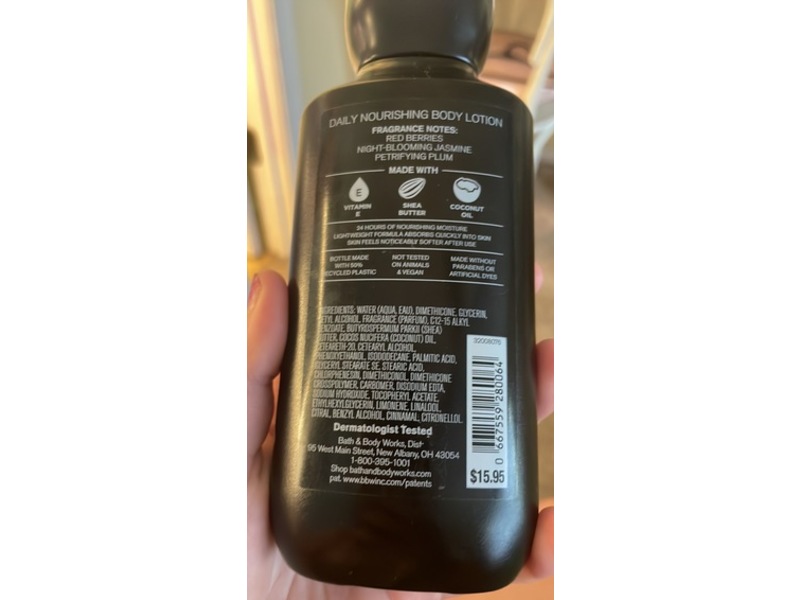 Bath & Body Works Nourishing Body Lotion, Vampire Blood, 8 fl oz/236 mL