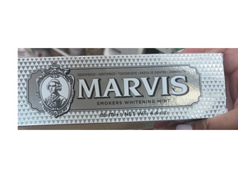 Marvis Smokers Whitening Toothpaste, Mint, 4.4 oz/85 mL