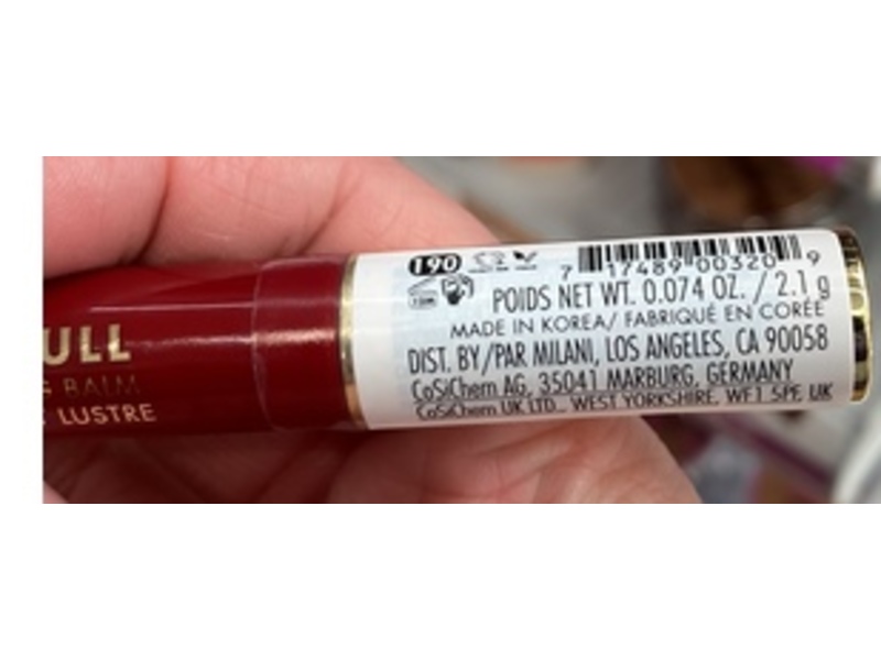 Milani Keep It Full Glossy Plumping Balm, 190 Bisou, 0.074 oz/2.1 g