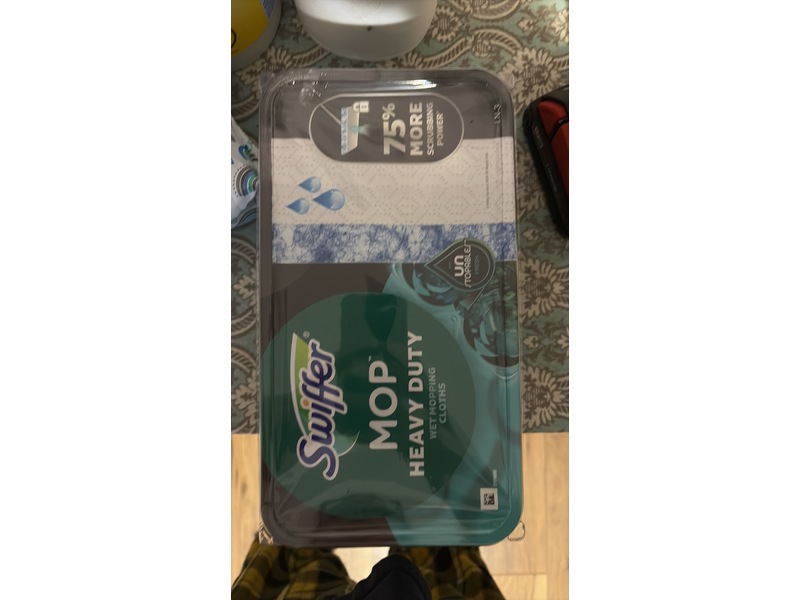 Swiffer Mop Heavy Duty Cloths + Scrubbing Powder, Unstoppable Fresh, 20 Count