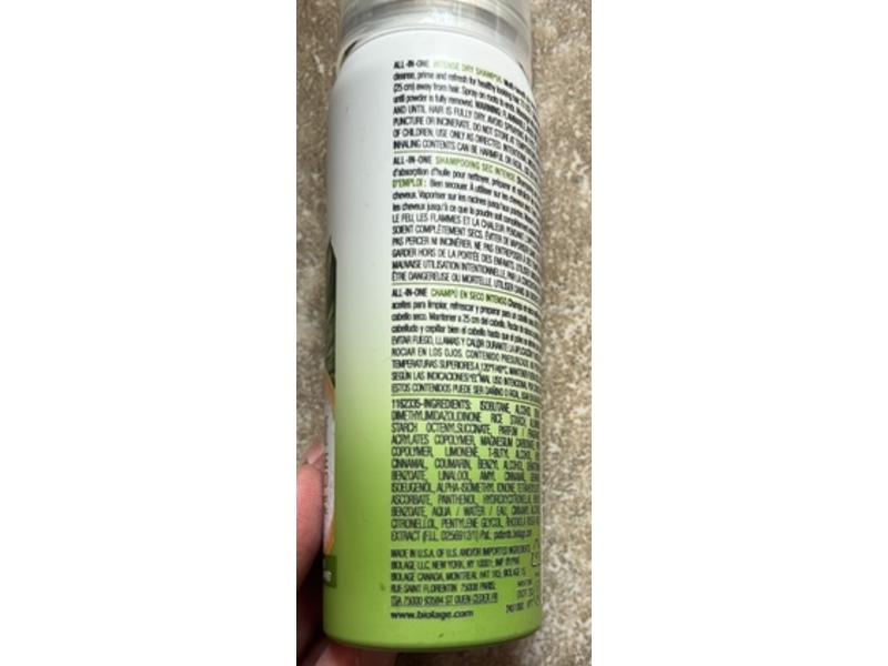 Biolage All In One Intense Dry Shampoo, 2 fl oz/36 g
