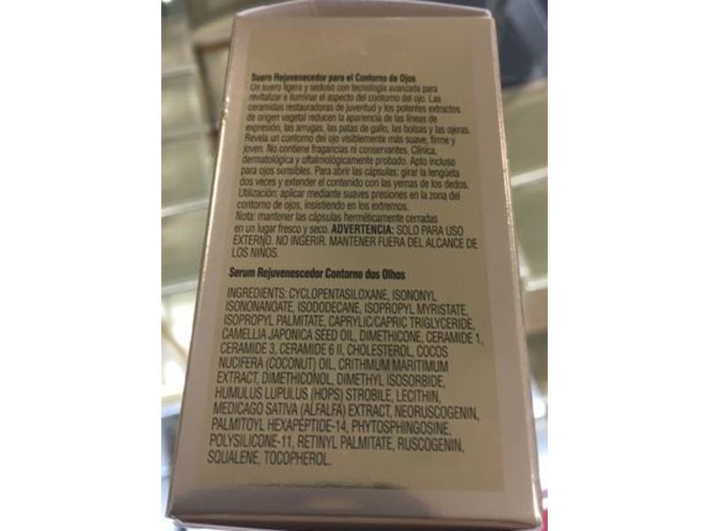 Elizabeth Arden Advanced Ceramide Capsules Daily Youth Restoring Eye Serum, 0.35 fl oz/10.5 mL, 60 Capsules