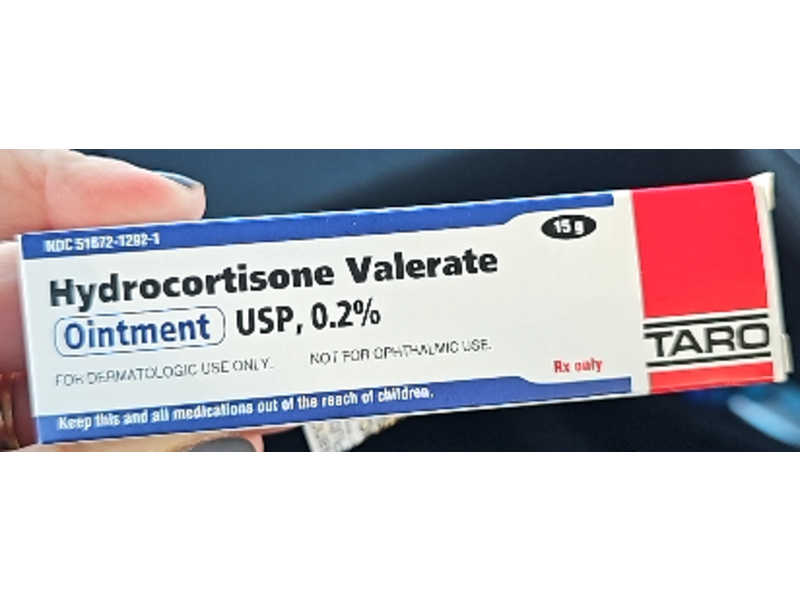 Hydrocortisone Valerate Ointment 0.2%, 15 g, Taro
