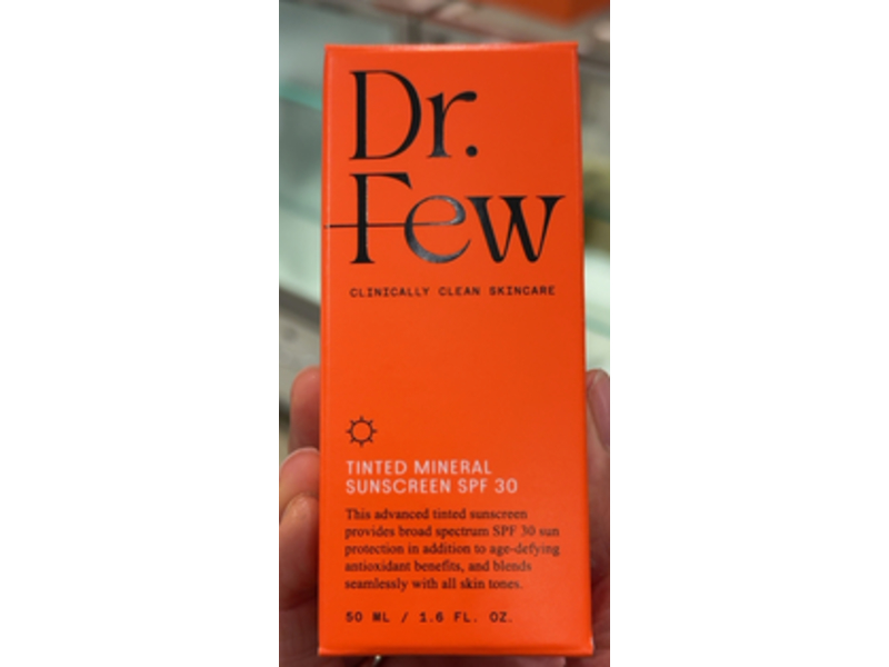 Dr. Few Tinted Mineral Sunscreen SPF 30, 1.6 fl oz/50 mL