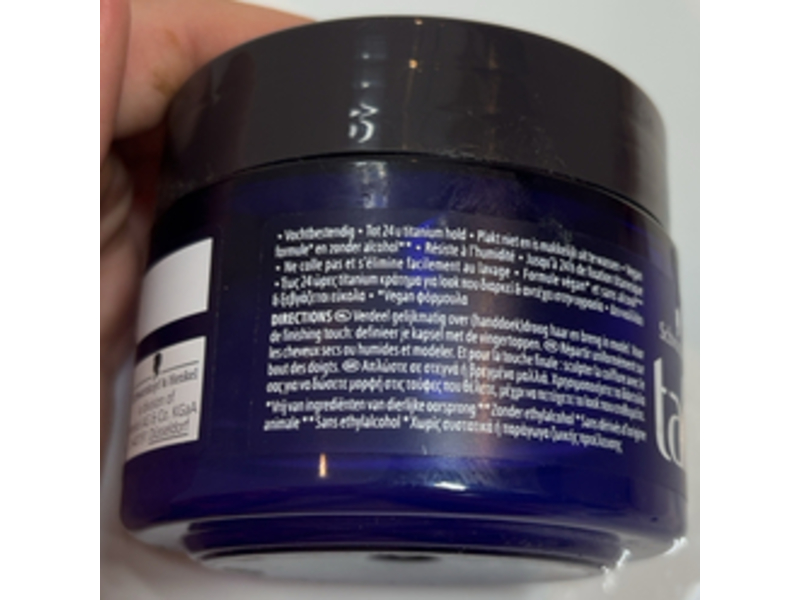 Schwarzkopf Taft Titane Styling Gel, Hold 6/15, 250 mL