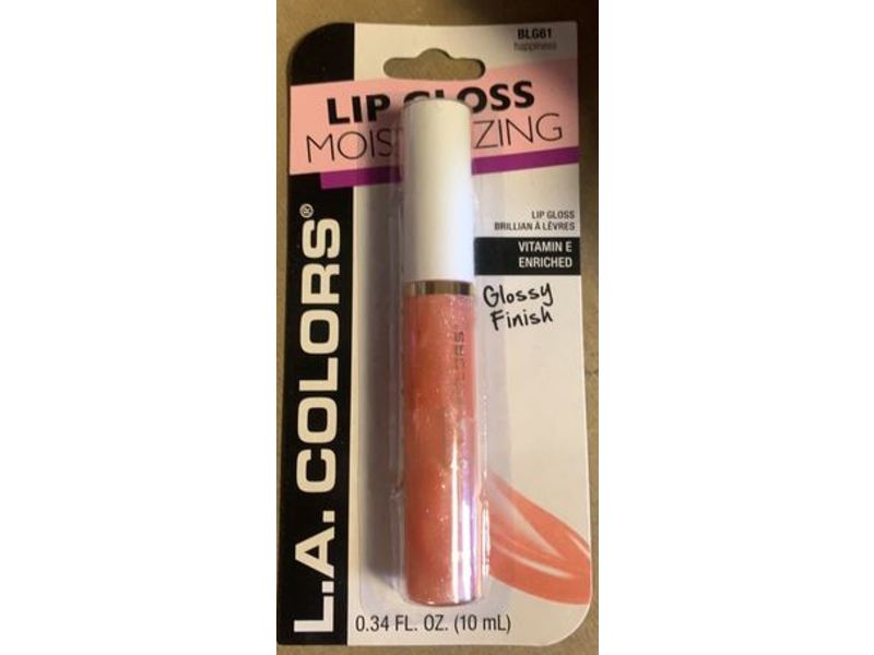 L A Colors Moisturizing Lip Gloss, Vitamin E Enriched, BLG 61, 0.34 fl oz/10 mL