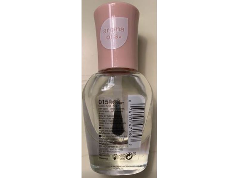 Sally Hansen Good. Kind. Pure. Nail & Cuticle Oil, Island Coconut, 0.33 fl oz/10 mL