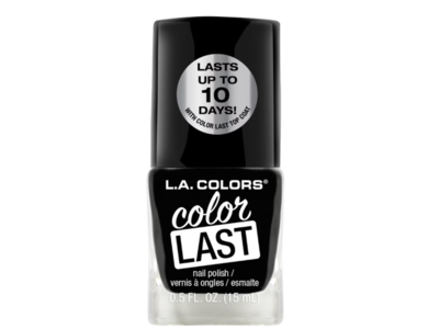 La Colors Color Last Nail Polish, Onyx, 0.5 fl oz/15 mL
