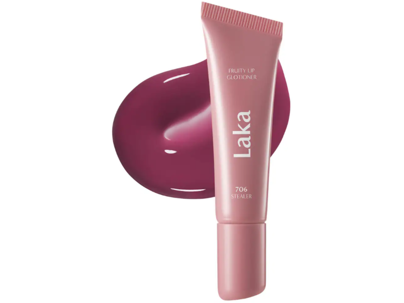 Laka Fruity Lip Glotioner, 706 Stealer, 0.35 oz/10 mL