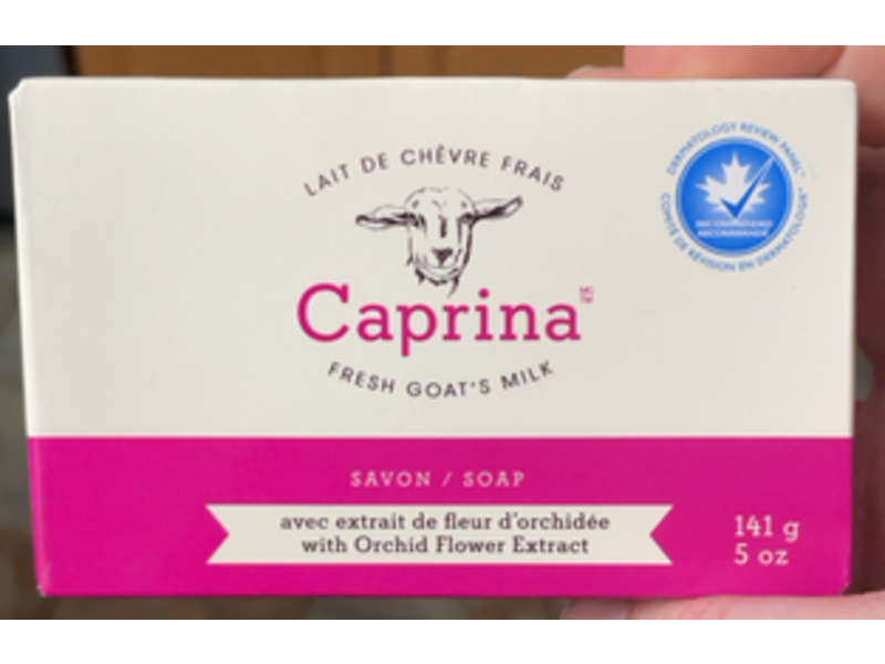 Caprina Fresh Goat's Milk Soap Bar, Orchid, 5 oz/141 g, Pack Of 12