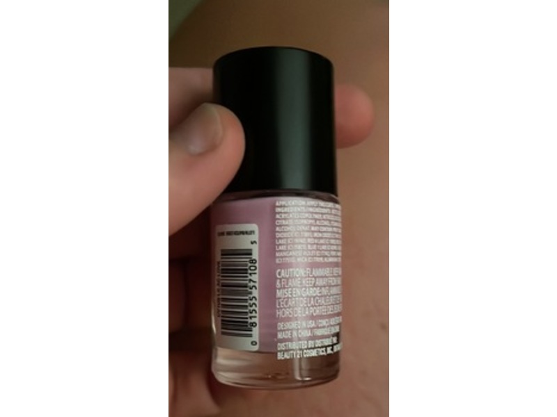 Color Vibe Gel Like Shine Nail Polish, Lilac Love, 0.34 fl oz/10 mL