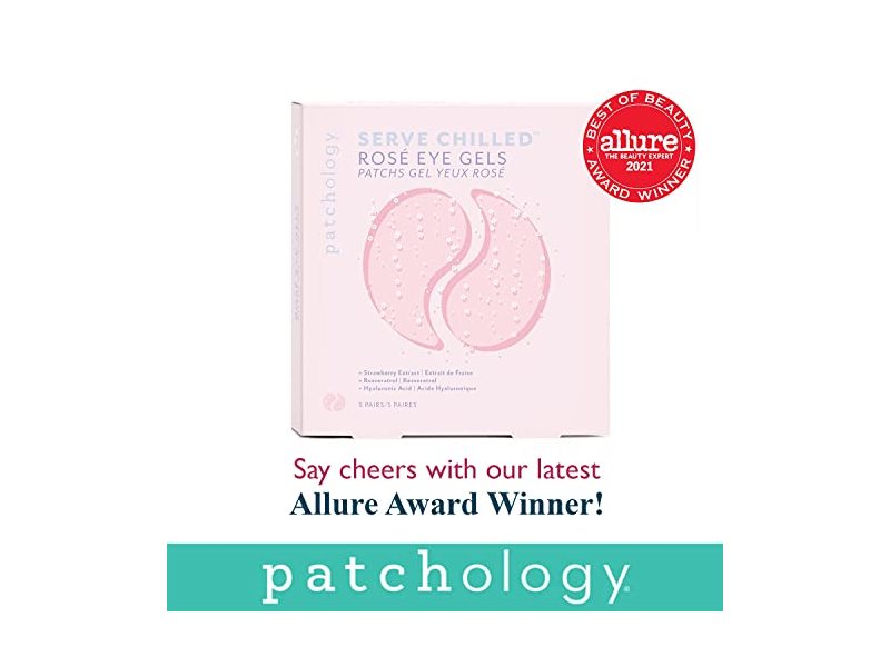 Patchology Serve Chilled Rose Eye Gel, 5 Pairs