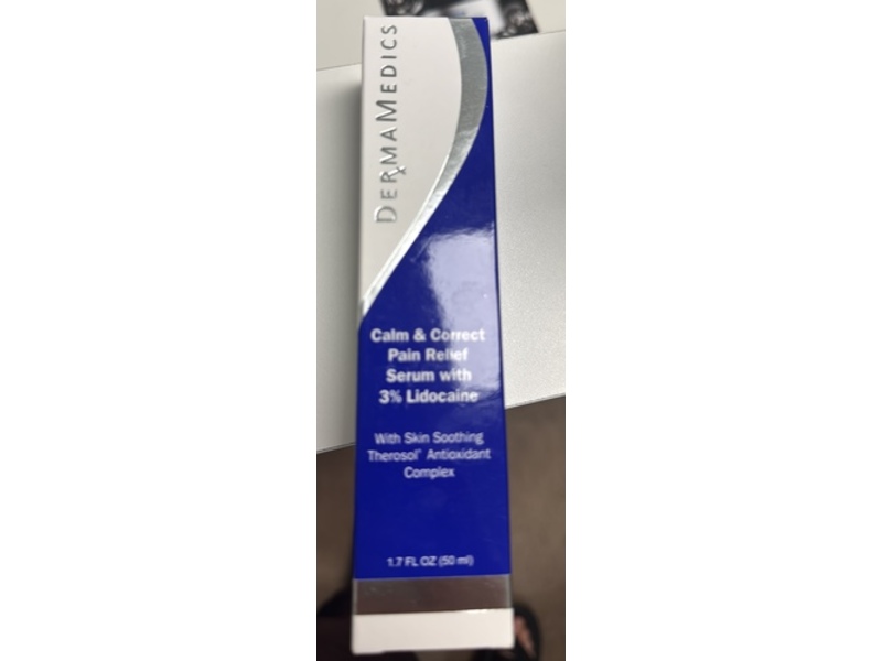 Dermamedics Calm & Correct Pain Relief Serum, 3% Lidocaine, 1.7 fl oz/50 mL