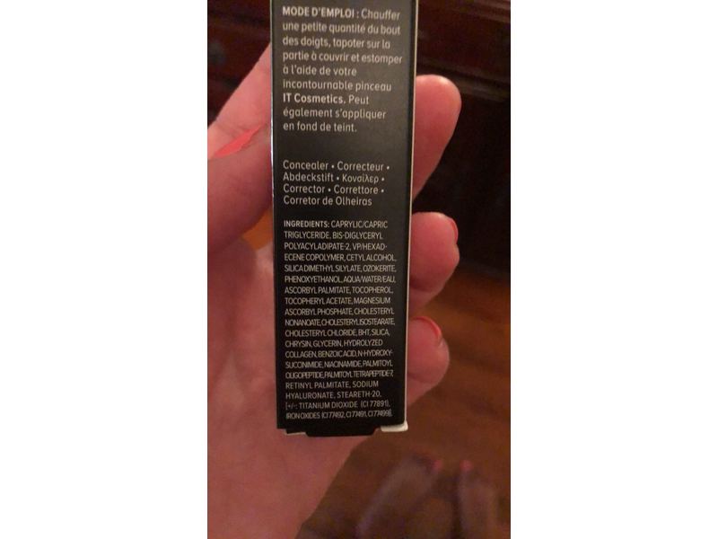 it Cosmetics Bye Bye Under Eye Full Coverage Anti-Aging Waterproof Concealer, 20.0 Medium, 0.4 fl oz/12 mL