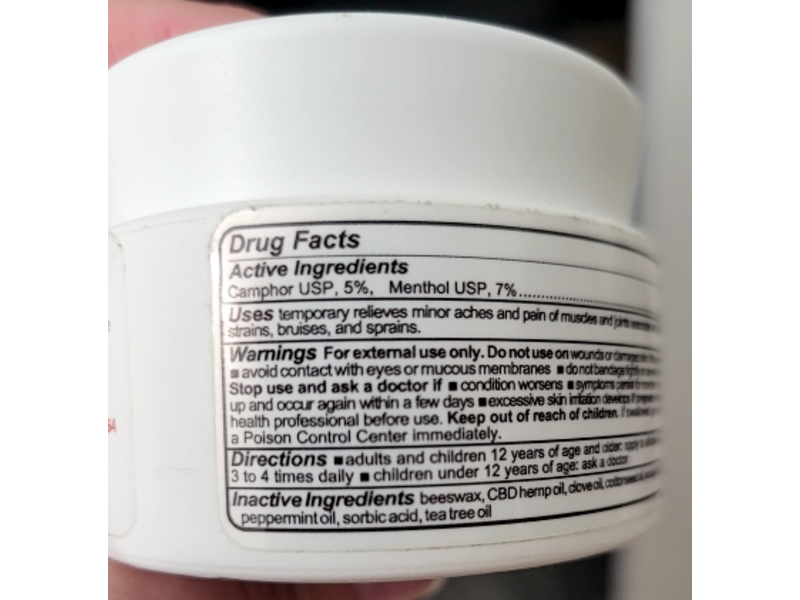 CBD Clinic Pain Relief Ointment, 1.55 oz/44 g