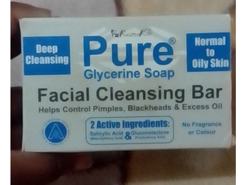Pure Glycerine Soap Facial Cleansing Bar, 100 g