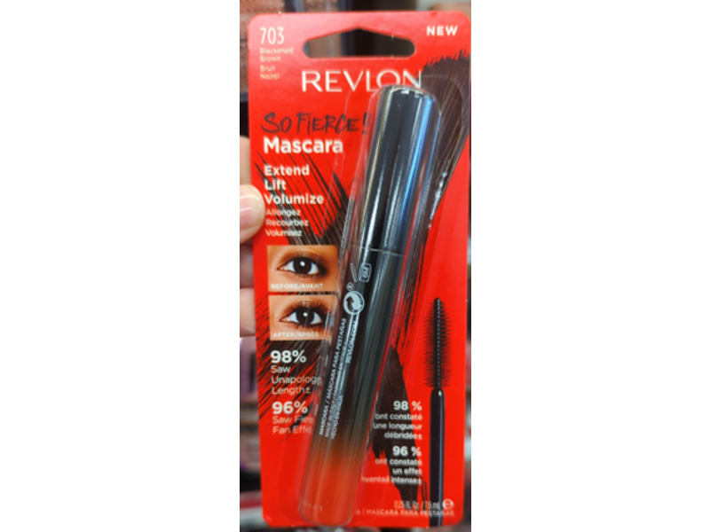 Revlon So Fierce Mascara, Blackened Brown, 0.25 oz/15 mL