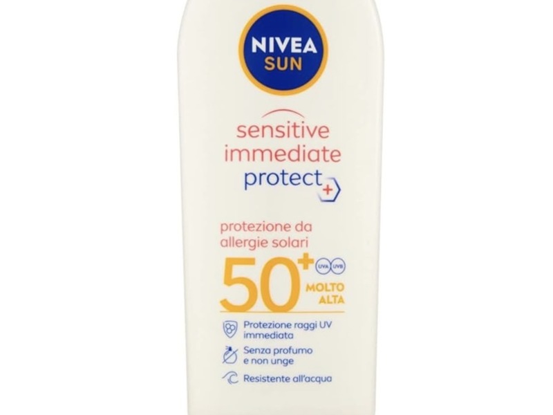 Nivea Sun Sensitive Immediate Protect, SPF 50+, 6.76 fl oz/200 mL