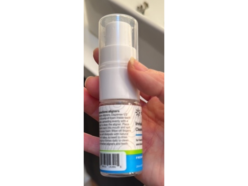 Invisalign Aligner Cleaning Foam, Fresh Mint, 0.67 fl oz/20 mL