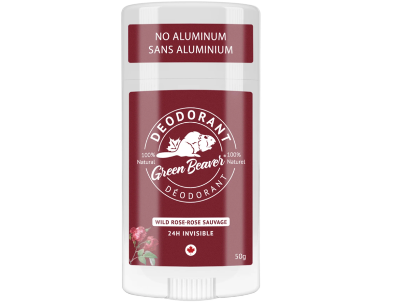 The Green Beaver Company Deodorant, Wild Rose, 50 g