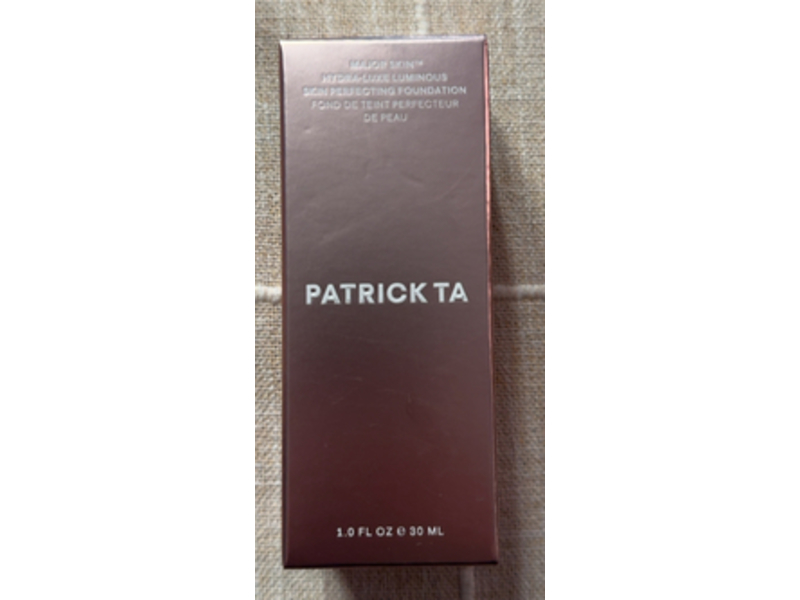 Patrick Ta Major Skin Hydra-Luxe Luminous Skin Perfecting Foundation, 6 Neutral, 1.0 fl oz/30 mL