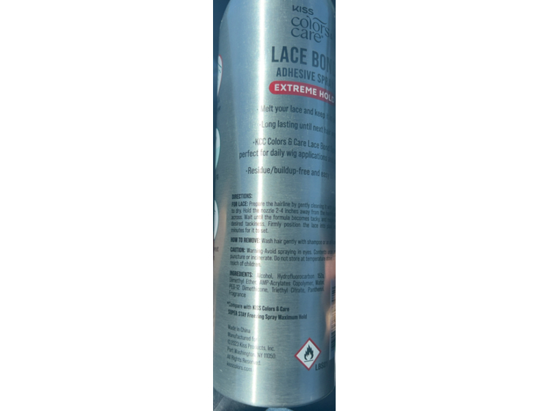 Kiss Colors & Care Lace Bond Adhesive Spray, 8, 11.1 oz/315 g