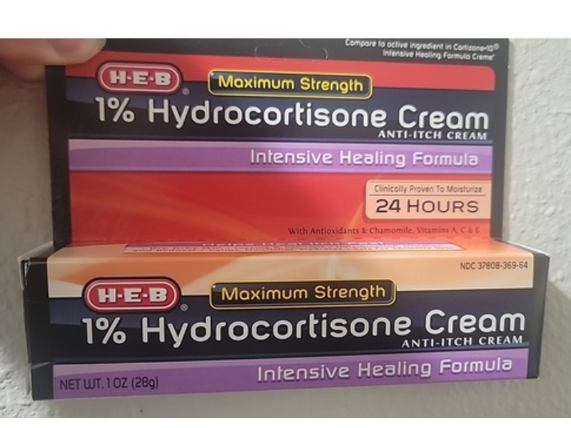 H-E-B 1% Hydrocortisone Anti-Itching Cream, 1 oz/28 g