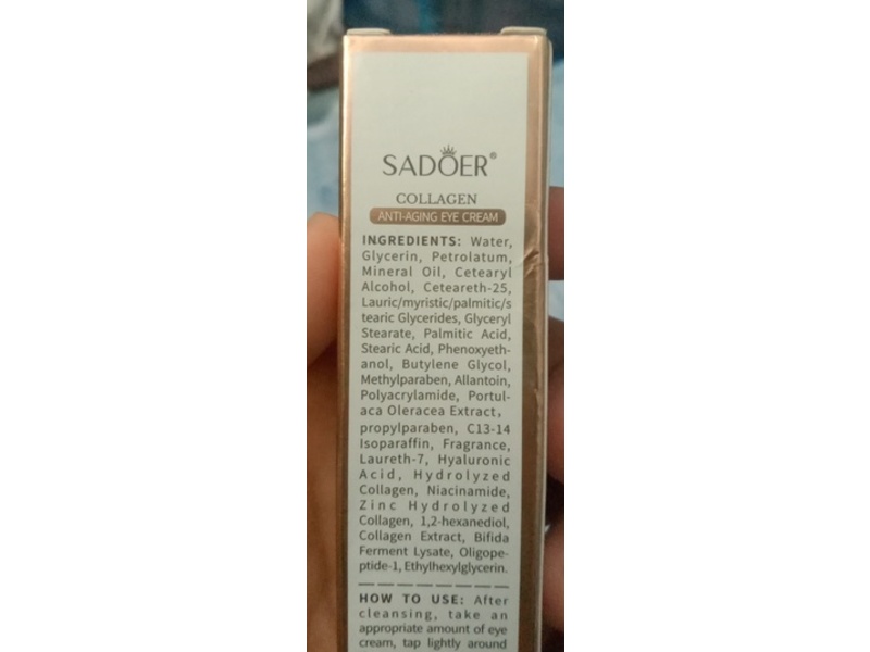 Sadoer Collagen Eye Cream, 20 g