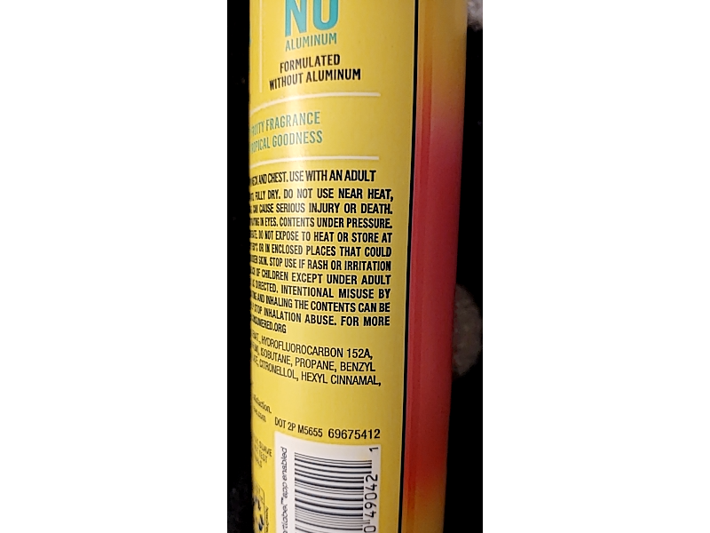 Suave Fresh Vibes Deodorant Body Spray, Awesome Blossom, 4 oz/113 g